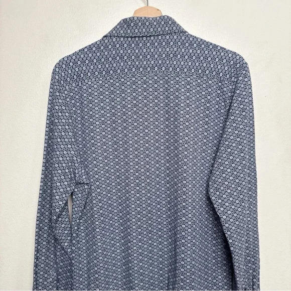 English  Laundry Mens Medium Stretch Fitted Knit Print Shirt - Picture 12 of 14
